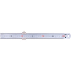 Shinwa 3-D-76752 300 mm metrisches Stahl Regel mit Lineal Stop von tyzacktools