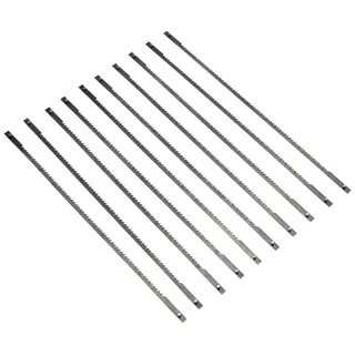 Augusta-Heckenrose Dekupiersäge-Ersatzblätter 127 x 3 x 0,5mm 10 Stk. I Dekupiersägeblätter mit mittlerer Zahnung & mit Querstift für Holz & Kunststoff