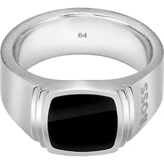 Boss Jewelry ring für Herren Kollektion ODELL in Edelstahl Mit Onyx