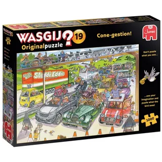 JUMBO Spiele 1119801819 Wasgij Original 19 Cone-gestion! 1000 Teile Puzzle