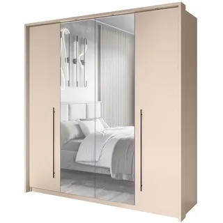 masseno Schiebetürenschrank Mundo 209 x 219 x 65 cm Beige