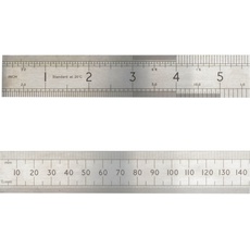 Advent ASR1000, 1000 mm/1 m Präzision-Stahlmaßstab – Silber, silber, ASR1000