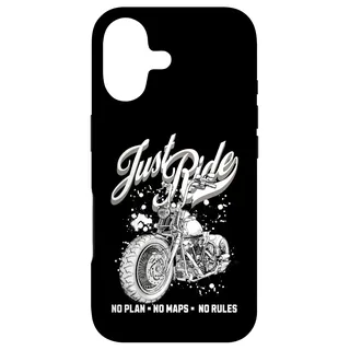 Hülle für iPhone 17 Just Ride Motorrad-Grafik, Cruiser-Design, Vicla Chopper