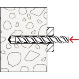 Fischer DuoXpand 10x100 T mit FUS-Schraube