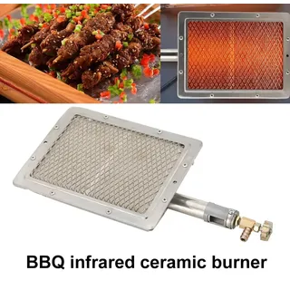 Infrarot Gasbrenner Grill - Keramischer Seitenbrenner 22x17 cm - Gasgrill Heizer für BBQ und Camping