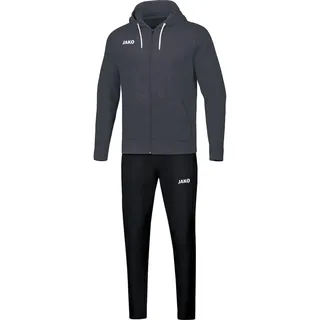 JAKO Damen Jogginganzug Base mit Kapuze, Anthrazit, 42