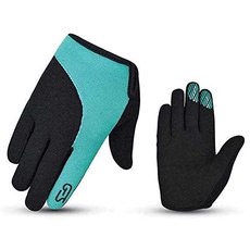Langlebiger PU-Leder-Handschuh kombiniert mit Gel- und EVA-Polsterung bietet überlegenen Komfort und Kontrolle.