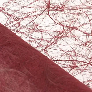 Deko AS GmbH Sizoweb Tischband Wellenschnitt Karminrot ca. 25 cm Rolle 25 Meter 64W 013-R