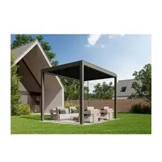 Huun Pergola Piano in Anthrazit 400 x 300 cm