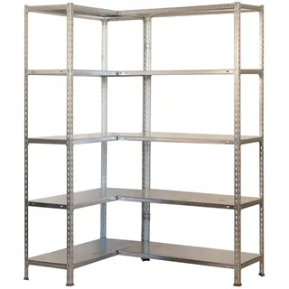 Simoncorner Metallregal 1800x900x300 Mm - Galvanized - One Size