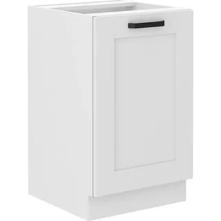 Waschbeckenunterschrank LAILI – Breite 50 cm, Weiß - Weiß