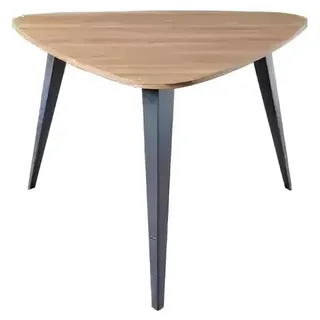 Dreieckiger Couchtisch Arbeitszimmermöbel Kaffetisch Holzmöbel Braun Neu - Braun