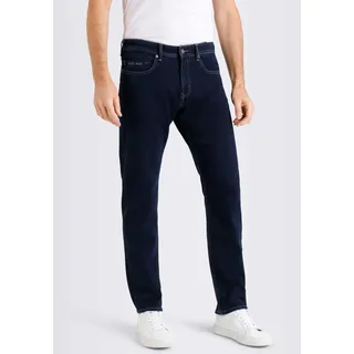 Regular-fit-Jeans MAC "Ben", Herren, Gr. 36 (37), Länge 32, blau (blau schwarz wash), Denim/Jeans, Obermaterial: 99% Baumwolle, 1% Elasthan, Jeans Regular-fit-Jeans
