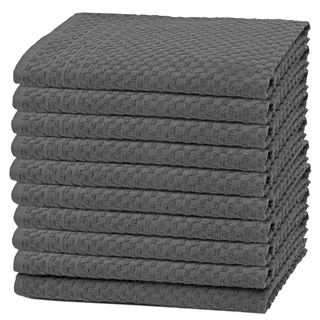 ZOLLNER Geschirrtücher, 10er-Set, 45x60 cm, 100% Baumwolle, Braun - Taupe - Textil – 45x60 cm - Oeko-Tex® Standard 100 - Heimtextilien, Geschirrtücher & Schürzen, Geschirrtücher