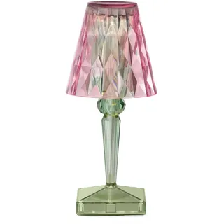 Kartell Battery Tischleuchte Rosa/Mint
