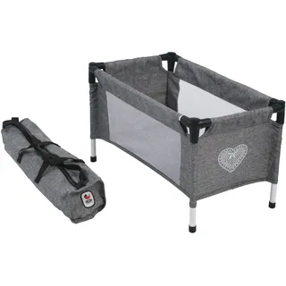 Bayer Chic 2000 652 76 Born Reisebett Jeans grau,