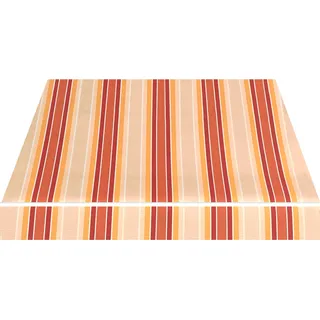 Spettmann Gelenkarmmarkise Star Fix B 400 cm x T 250 cm Orange-Rot Gestreift