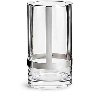 Sagaform Hold vase medium, Silver H 150 mm (Glas) D 145