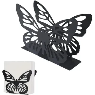 FEMONGY serviettenhalter, serviettenhalter schwarz, napkin holder, serviettenständer, serviettenspender für Tischdekoration in Küche, Esszimmer, Verhindern Sie, dass Servietten wegfliegen