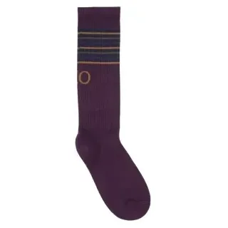 EA7 Unisex. 7X000382_AF19456 Set 2 Paar Socken 7.0 lila, marineblau (S-M), Heimtextilien, Flieder, Baumwolle