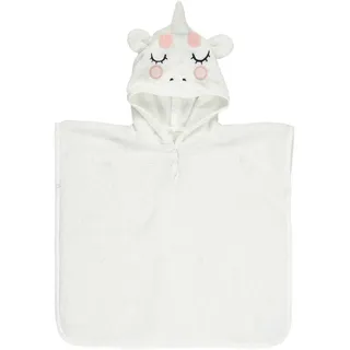 Patinio Poncho , Weiß , Textil , Einhorn , 50x50 cm , unisex , Oeko-Tex® Made IN Green , Schlafen, Babytextil-Kollektionen