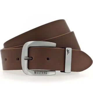 Mustang Herrengürtel Leder 3,5 cm Braun 90