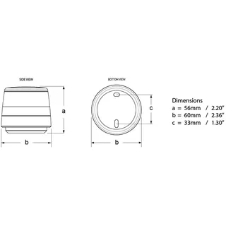 Hella 2SM NaviLED 360 Vollkreis-Navigationslaterne - weiß