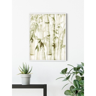 KOMAR Wandbild Wild Bamboo - Größe: 50 x 70 cm - Poster, Kunstdruck, Dekoration, Wohnzimmer, Schlafzimmer (ohne Rahmen)