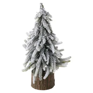 Boltze Home künstlicher Weihnachtsbaum LED festliche Dekoration 28cm mehrfarbig - Grün