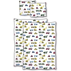 BJÖRNA Bed Linen - Baby Size 70 x 100 cm - Car (54692)