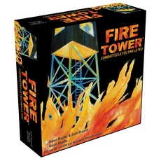 Fire Tower — Partyspiele — Strategiespiele — ab 10 Jahren — Brettspiele — Schütze dich und sei das taktischste Spielzeug zum Mitnehmen — 2 bis 4 Spieler — französische Ausgabe