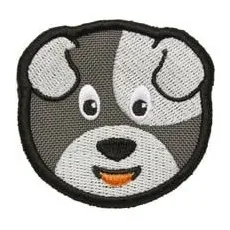 Klett-Badge Hund, Patch