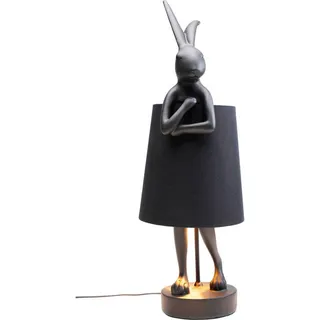 Kare Tischleuchte Animal Rabbit Schwarz, 68cm