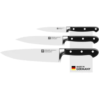 Zwilling Professional S Messerset 3-tlg. 3 cm Schwarz