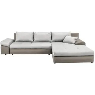 Carryhome Ecksofa , Beige , Textil , Füllung: Schaumstoff,Schaumstoff , Ottomane rechts, seitenverkehrt montierbar, L-Form , 313x215 cm , Made in Eu , Stoffauswahl, Schlafen auf Sitzhöhe, Rücken echt , Wohnzimmer, Sofas & Couches, Wohnlandschaften, Ecksofas