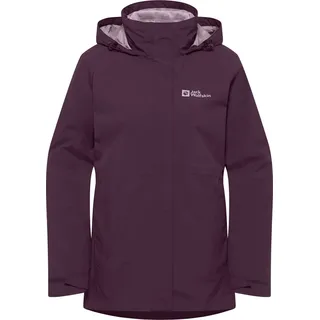Jack Wolfskin Damen Rotwand 3in1 Jacke midnight plum S