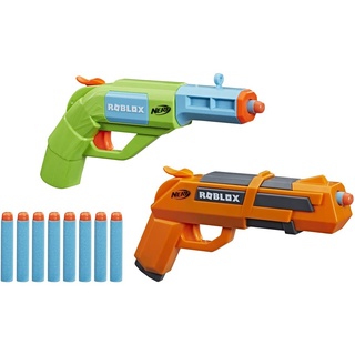 Hasbro Nerf Roblox Jailbreak: Armory, enthält 2 Blaster mit Spannhebel-Action, 10 Nerf Elite Darts, Code zur Freischaltung eines virtuellen Items