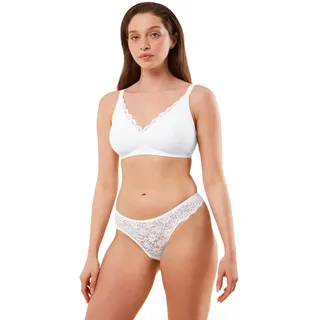 Triumph Damen Amourette Hipster String, Weiss, 44