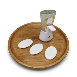 3 Stück Deckel kompatibel mit Sagrotan No Touch Seifenspender | Nachfüller Verschluss Kappe (3 Stück - Weiß)