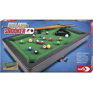 NORIS - Pool Billiard & Snooker - Aktionsspiel für Die ganze Familie - Spielzeug ab 4 Jahre