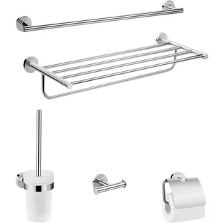 Hansgrohe Logis Universal Bad-Accessoire Sets, 5-teilig, chrom, 41728000