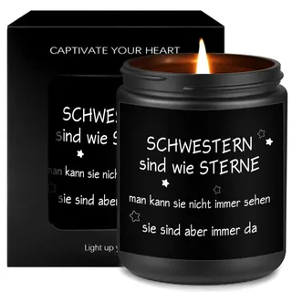 Geschenke Für Frauen Duftkerze Kerzen Geburtstagsgeschenk Schwester Beste Freundin Dankeschön Geschenk Schwester Klein Duftkerzen Im Glas Entspannung Freundschaft The Gift Lavendel Kerze