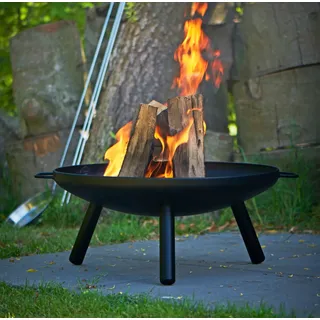 Feuerschale CAMP 60cm Durchmesser - Höhe: 29cm - mit abnehmbaren Füßen