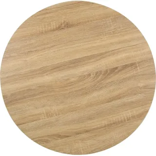 vidaXL Bistrotisch Hellbraun 80 cm MDF - Braun