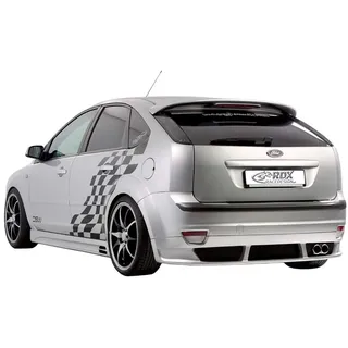 RDX Racedesign Heckschürzenansatz kompatibel mit Ford Focus II 2005-2008 exkl. ST/Wagon (PU)