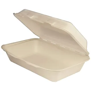 50 Stück Muscheln "L" 'Bionic' 1 L 16 x 24 x 7,5 cm Natural Bagazo