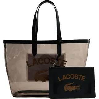 LACOSTE Shopper Schultertasche Shopping Bag Transparent Noir Ermine - Transparent