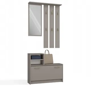 CLEARLAKE Flurwand - graubraun - Braun