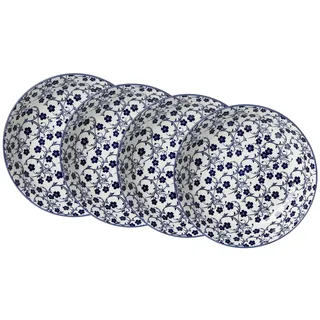 Ritzenhoff & Breker Suppenteller 20,5 cm blau/weiß 4er Set