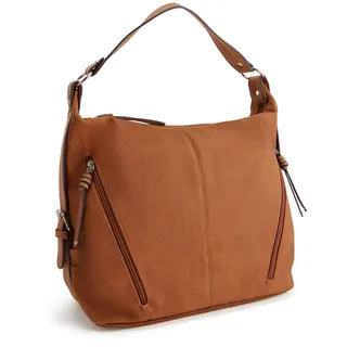 Tom Tailor Caia Hobo Bag Kunstleder Cognac